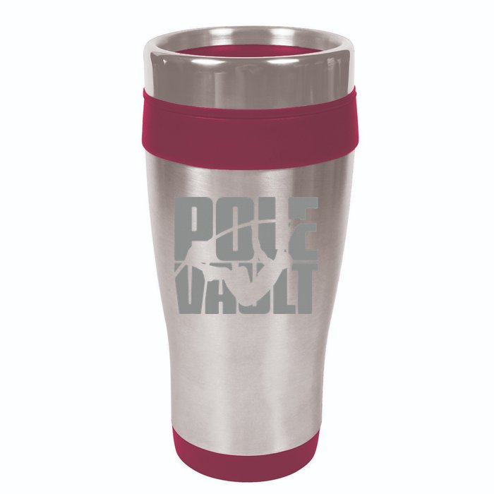 Pole Vault Design for Pole Vaulter Graphic Pole Vault 16oz Travel Tumbler