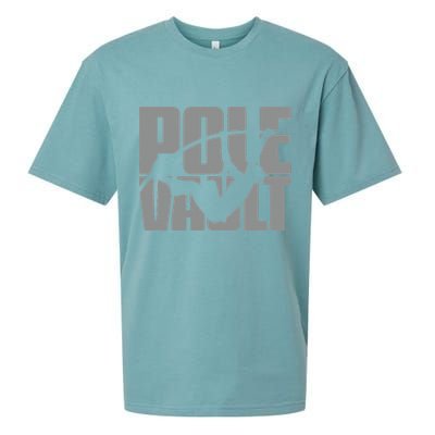 Pole Vault Design for Pole Vaulter Graphic Pole Vault Sueded Cloud Jersey T-Shirt