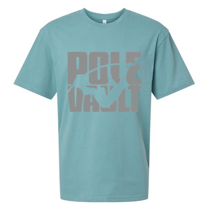 Pole Vault Design for Pole Vaulter Graphic Pole Vault Sueded Cloud Jersey T-Shirt