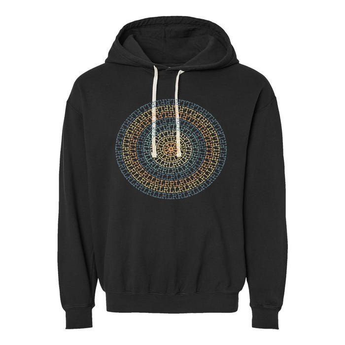 Paradiddle Variations Drummer Garment-Dyed Fleece Hoodie