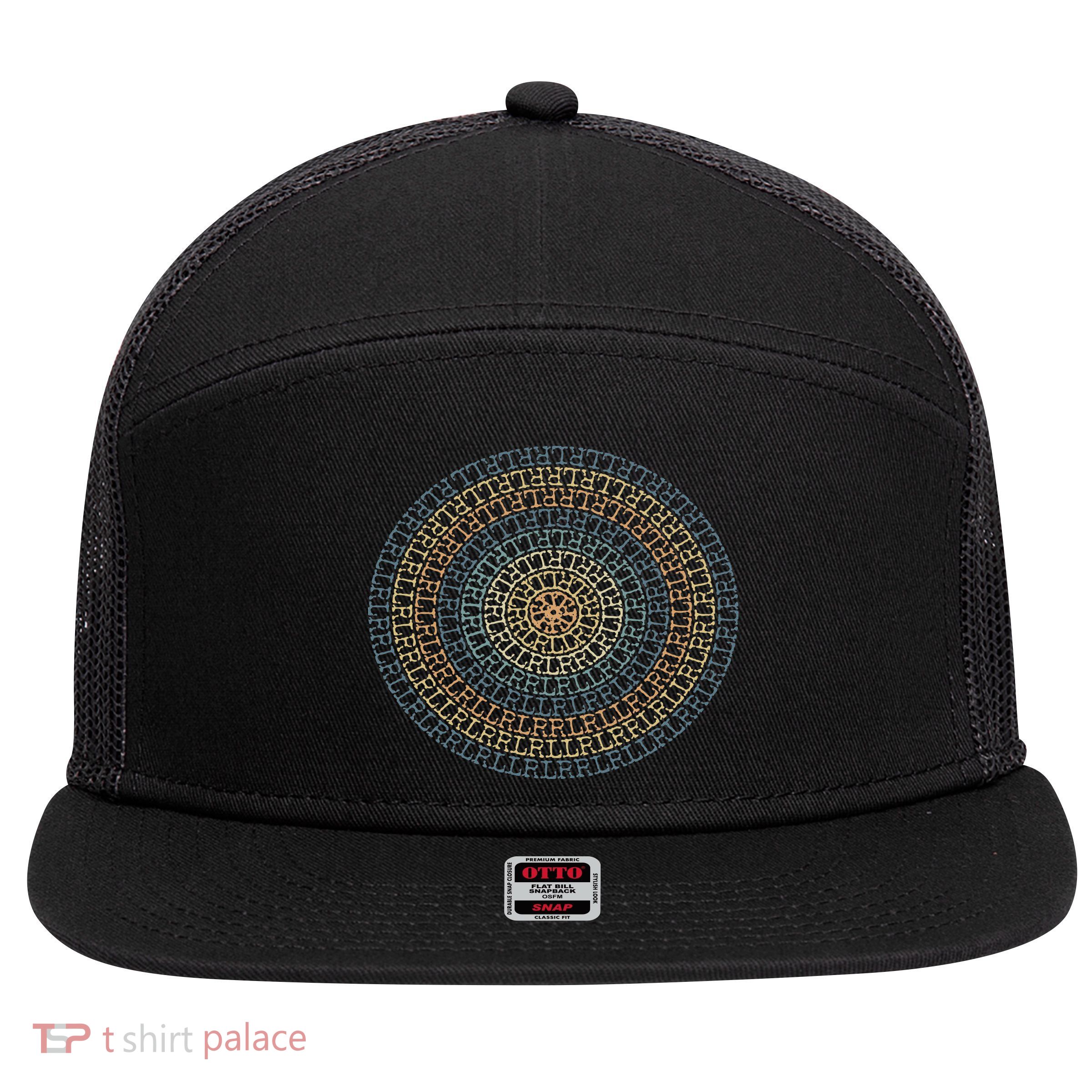 Paradiddle Variations Drummer 7 Panel Mesh Trucker Snapback Hat