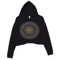 Paradiddle Variations Drummer Crop Fleece Hoodie