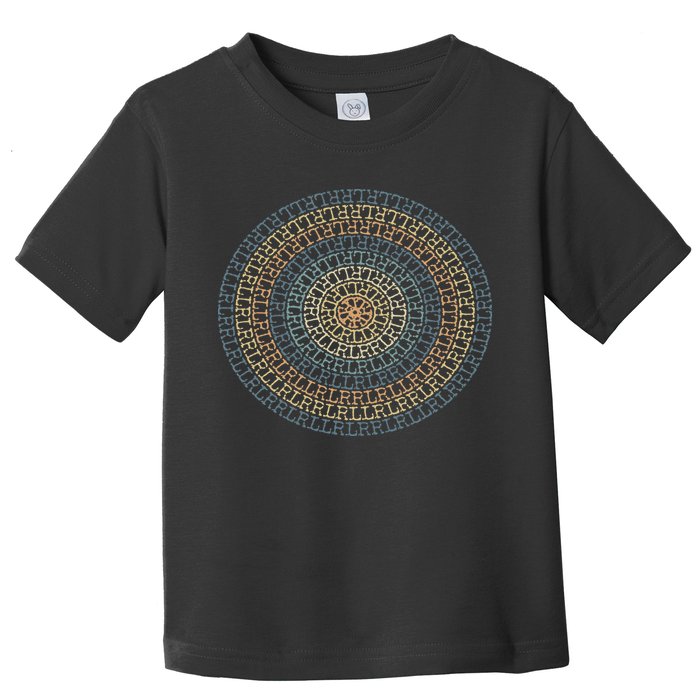 Paradiddle Variations Drummer Toddler T-Shirt