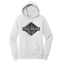 Pole Vault Distressed Vintage Look Pole Vaulting Women's Pullover Hoodie