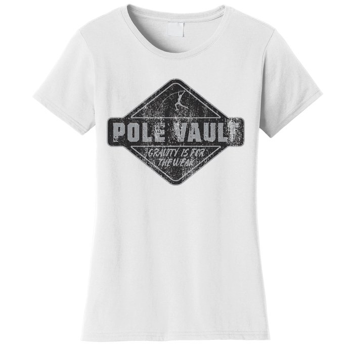 Pole Vault Distressed Vintage Look Pole Vaulting Women's T-Shirt