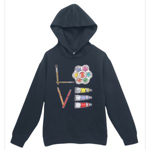 Painter Valentines Day Gift Painting Tools Drawing Artist Meaningful Gift Urban Pullover Hoodie