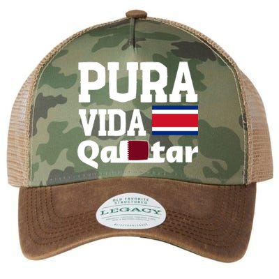 Pura Vida En Qatar 22 Costa Rica Legacy Tie Dye Trucker Hat