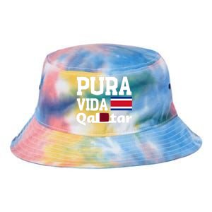 Pura Vida En Qatar 22 Costa Rica Tie Dye Newport Bucket Hat