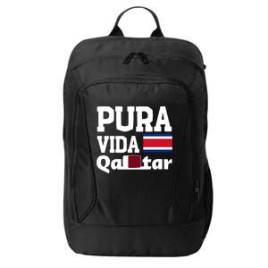 Pura Vida En Qatar 22 Costa Rica City Backpack