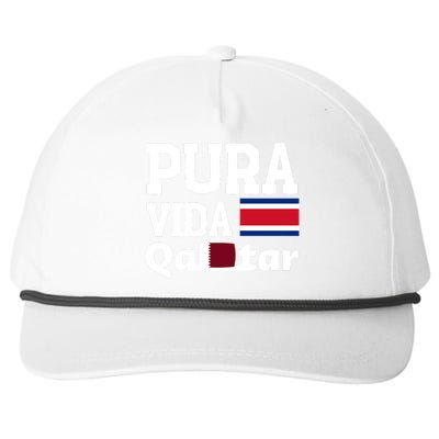 Pura Vida En Qatar 22 Costa Rica Snapback Five-Panel Rope Hat