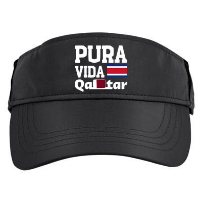 Pura Vida En Qatar 22 Costa Rica Adult Drive Performance Visor