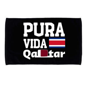 Pura Vida En Qatar 22 Costa Rica Microfiber Hand Towel