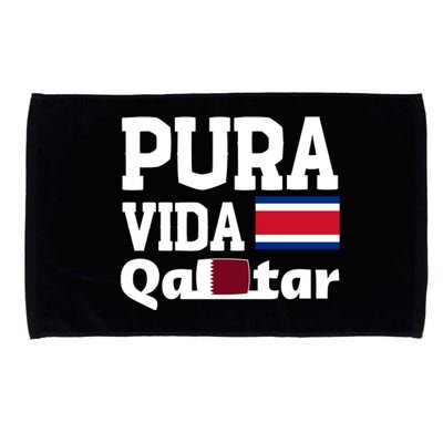 Pura Vida En Qatar 22 Costa Rica Microfiber Hand Towel