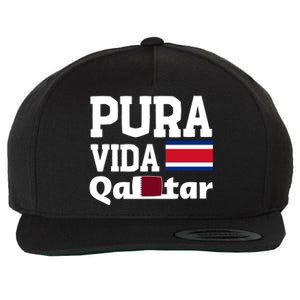 Pura Vida En Qatar 22 Costa Rica Wool Snapback Cap