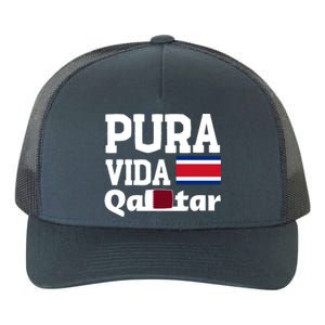 Pura Vida En Qatar 22 Costa Rica Yupoong Adult 5-Panel Trucker Hat