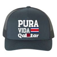 Pura Vida En Qatar 22 Costa Rica Yupoong Adult 5-Panel Trucker Hat