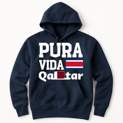 Pura Vida En Qatar 22 Costa Rica Hoodie