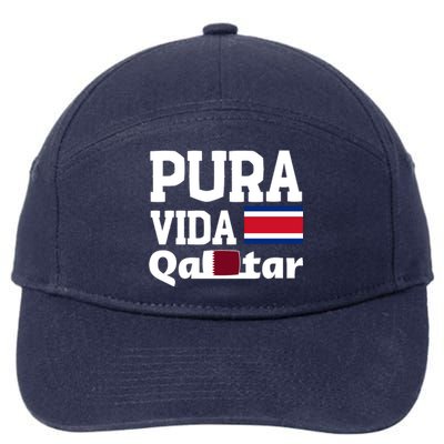 Pura Vida En Qatar 22 Costa Rica 7-Panel Snapback Hat