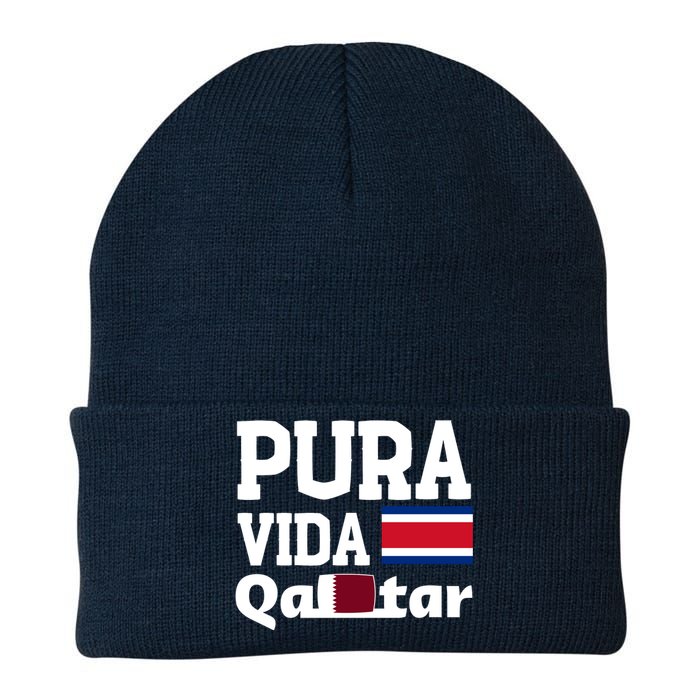 Pura Vida En Qatar 22 Costa Rica Knit Cap Winter Beanie