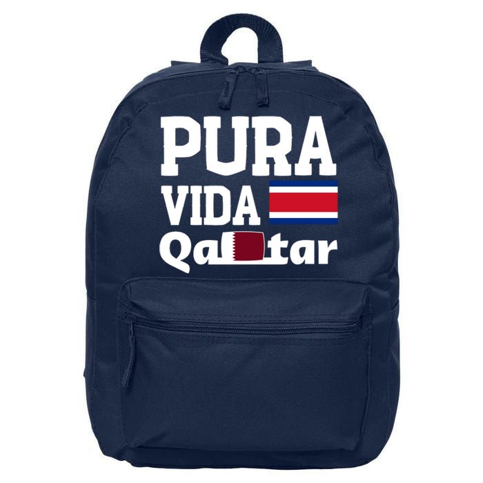 Pura Vida En Qatar 22 Costa Rica 16 in Basic Backpack