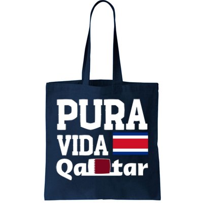 Pura Vida En Qatar 22 Costa Rica Tote Bag