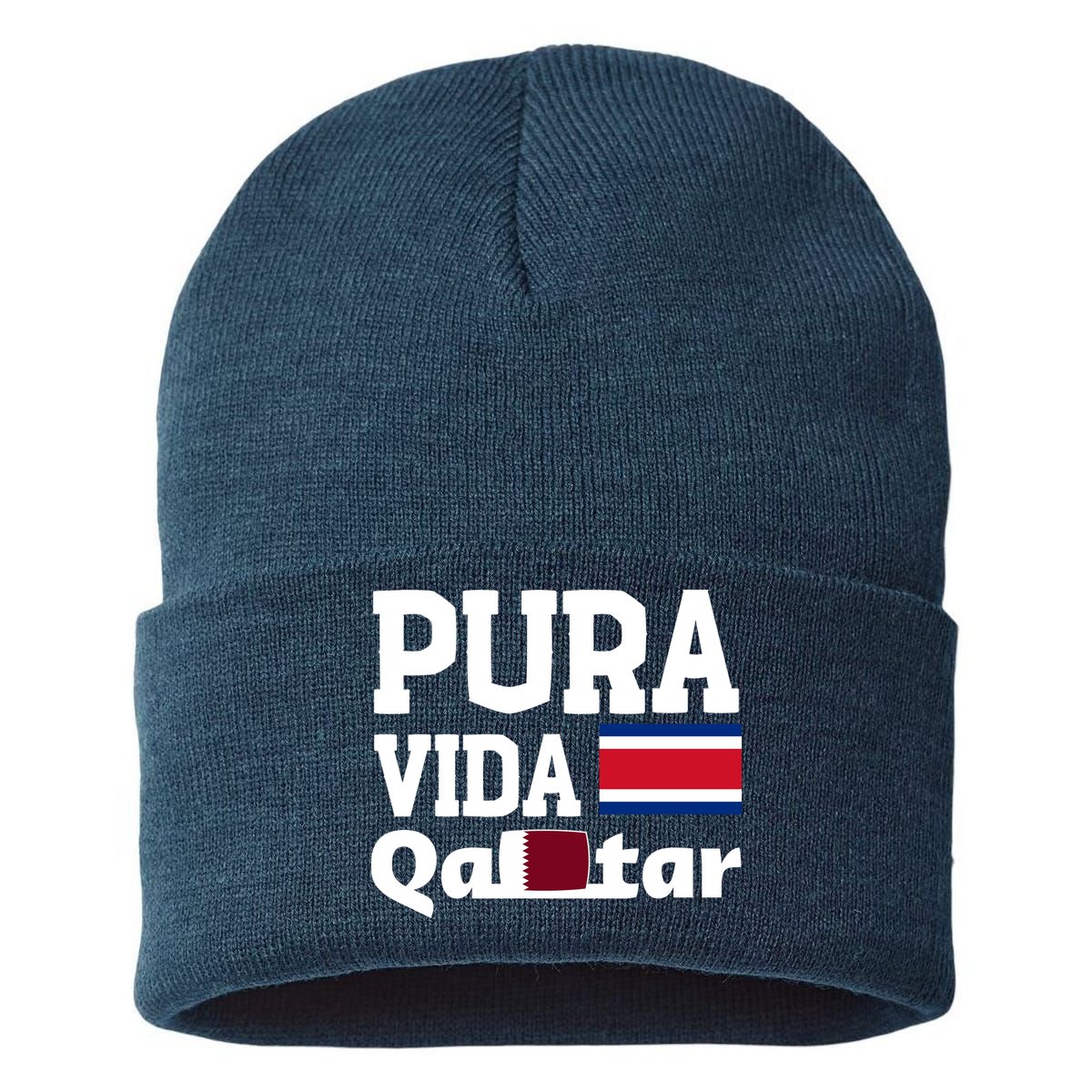Pura Vida En Qatar 22 Costa Rica Sustainable Knit Beanie