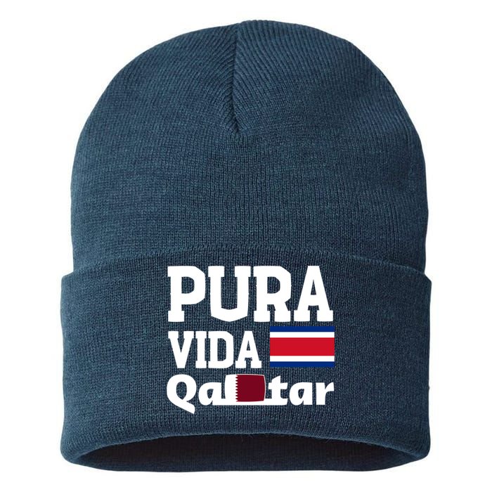 Pura Vida En Qatar 22 Costa Rica Sustainable Knit Beanie