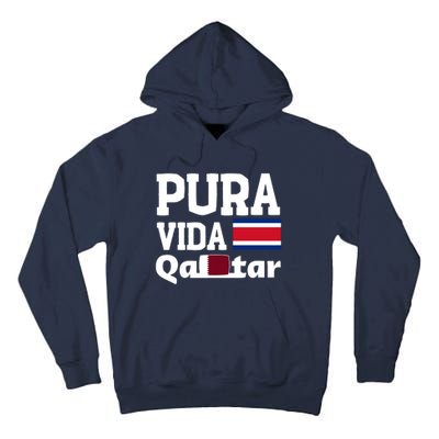 Pura Vida En Qatar 22 Costa Rica Tall Hoodie