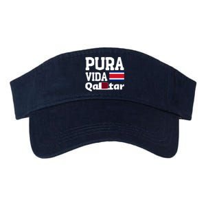 Pura Vida En Qatar 22 Costa Rica Valucap Bio-Washed Visor