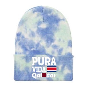 Pura Vida En Qatar 22 Costa Rica Tie Dye 12in Knit Beanie