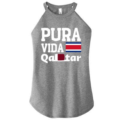 Pura Vida En Qatar 22 Costa Rica Women’s Perfect Tri Rocker Tank