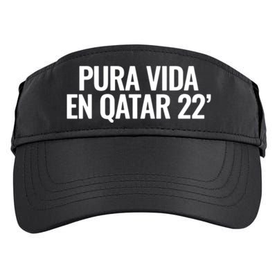 Pura Vida En Qatar 22 Costa Rica Adult Drive Performance Visor