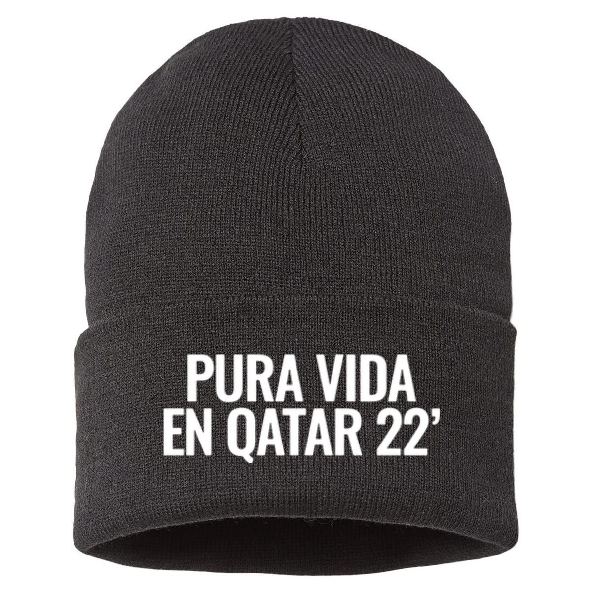 Pura Vida En Qatar 22 Costa Rica Sustainable Knit Beanie