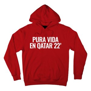 Pura Vida En Qatar 22 Costa Rica Hoodie