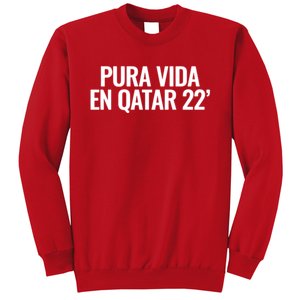 Pura Vida En Qatar 22 Costa Rica Sweatshirt