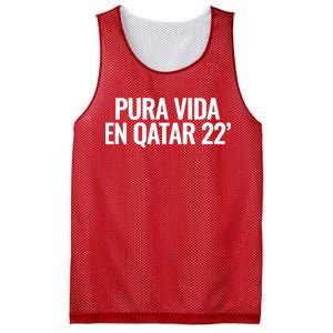 Pura Vida En Qatar 22 Costa Rica Mesh Reversible Basketball Jersey Tank