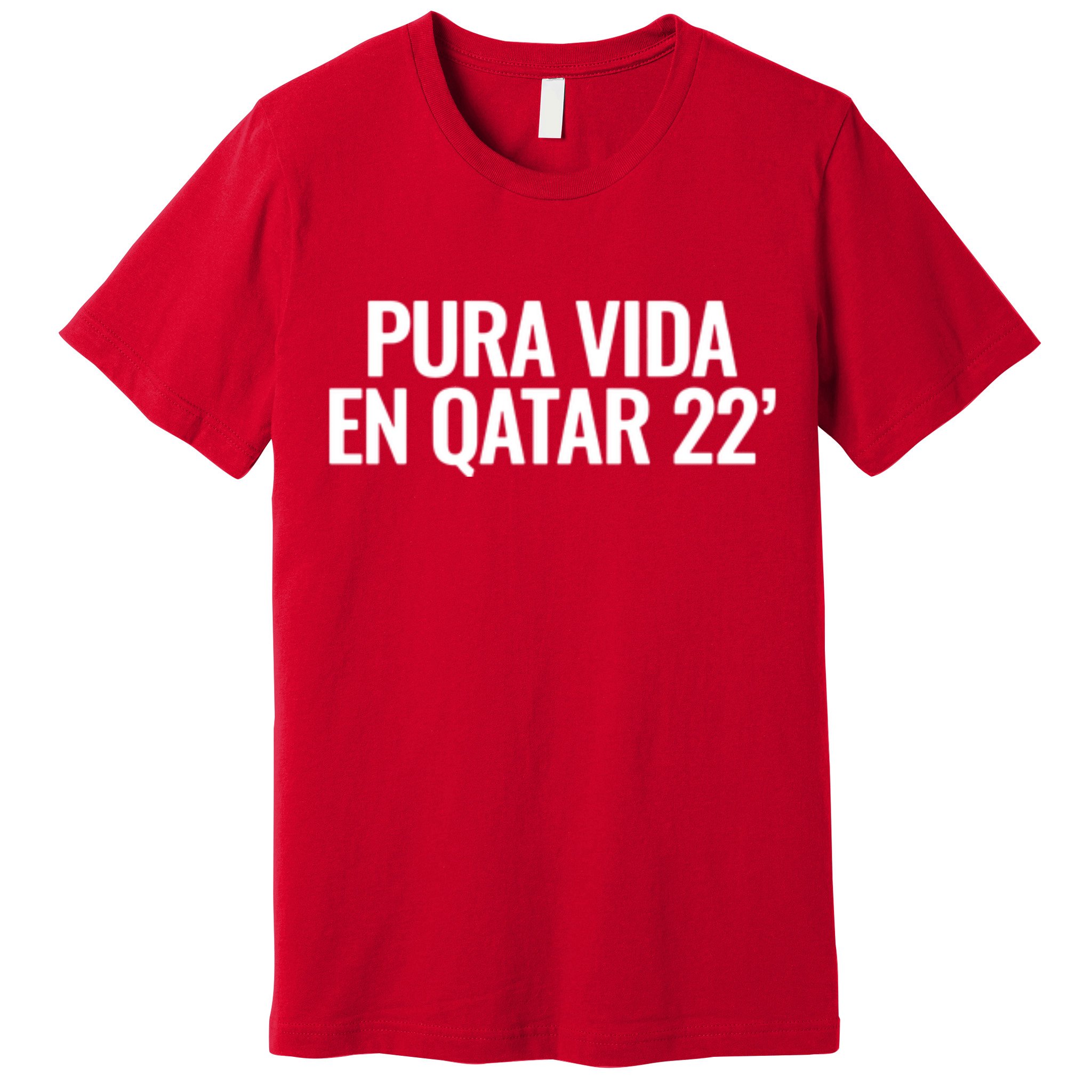 Pura Vida En Qatar 22 Costa Rica Premium T-Shirt