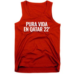 Pura Vida En Qatar 22 Costa Rica Tank Top