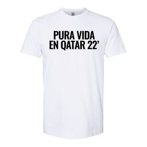 Pura Vida En Qatar 22 Costa Rica Softstyle CVC T-Shirt