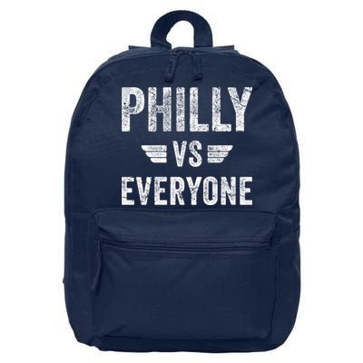 Philly VS Everyone Funny Pennsylvania 16 in Basic Backpack