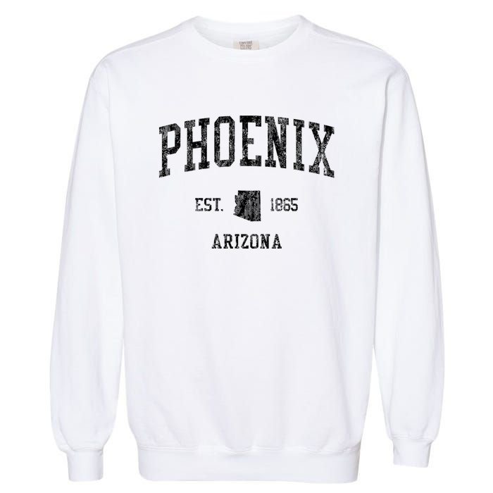 Phoenix Vintage Established Sports Design Phoenix Arizona Az Garment-Dyed Sweatshirt