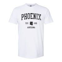 Phoenix Vintage Established Sports Design Phoenix Arizona Az Softstyle CVC T-Shirt