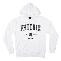 Phoenix Vintage Established Sports Design Phoenix Arizona Az Hoodie