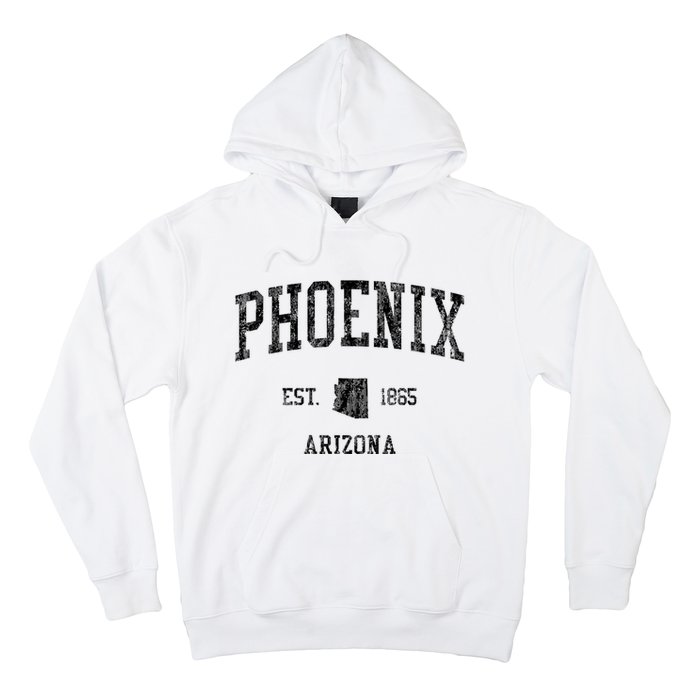 Phoenix Vintage Established Sports Design Phoenix Arizona Az Hoodie