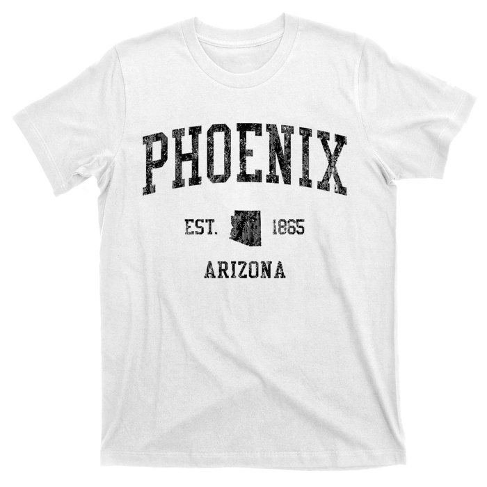 Phoenix Vintage Established Sports Design Phoenix Arizona Az T-Shirt