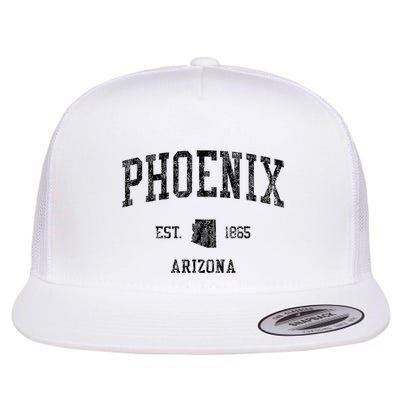 Phoenix Vintage Established Sports Design Phoenix Arizona Az Flatbill Hat