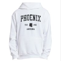 Phoenix Vintage Established Sports Design Phoenix Arizona Az Urban Pullover Hoodie