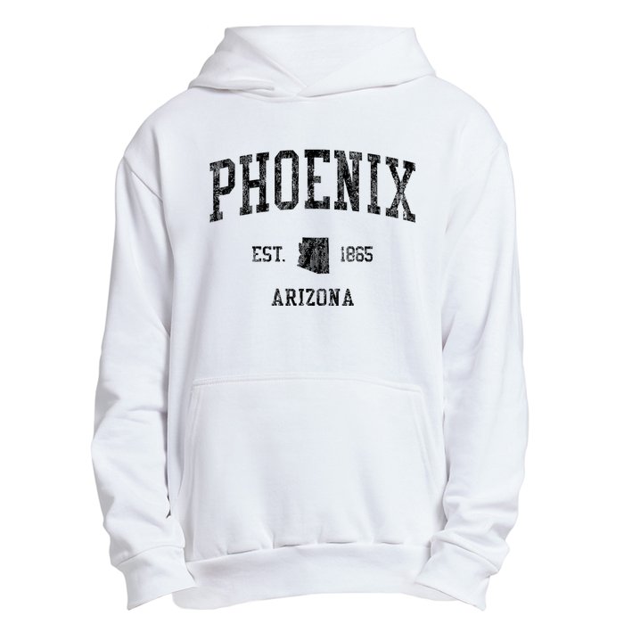 Phoenix Vintage Established Sports Design Phoenix Arizona Az Urban Pullover Hoodie