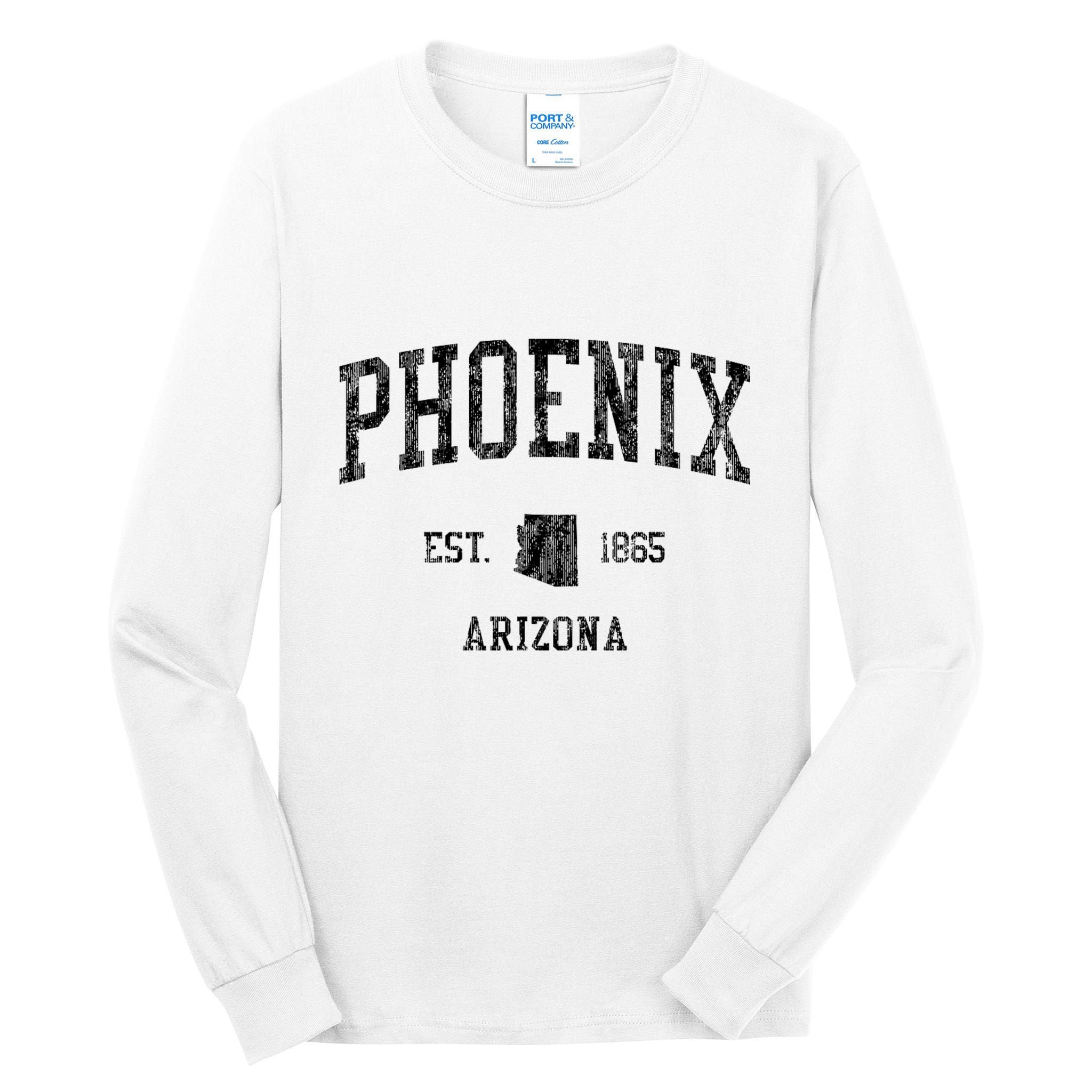 Phoenix Vintage Established Sports Design Phoenix Arizona Az Tall Long Sleeve T-Shirt