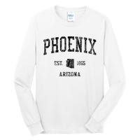 Phoenix Vintage Established Sports Design Phoenix Arizona Az Tall Long Sleeve T-Shirt